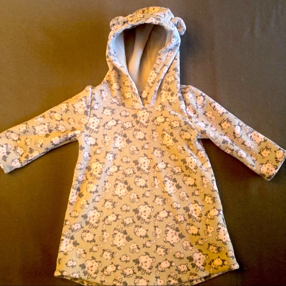 12-18 Month Floral Sweatshirt Dress Baby Gap